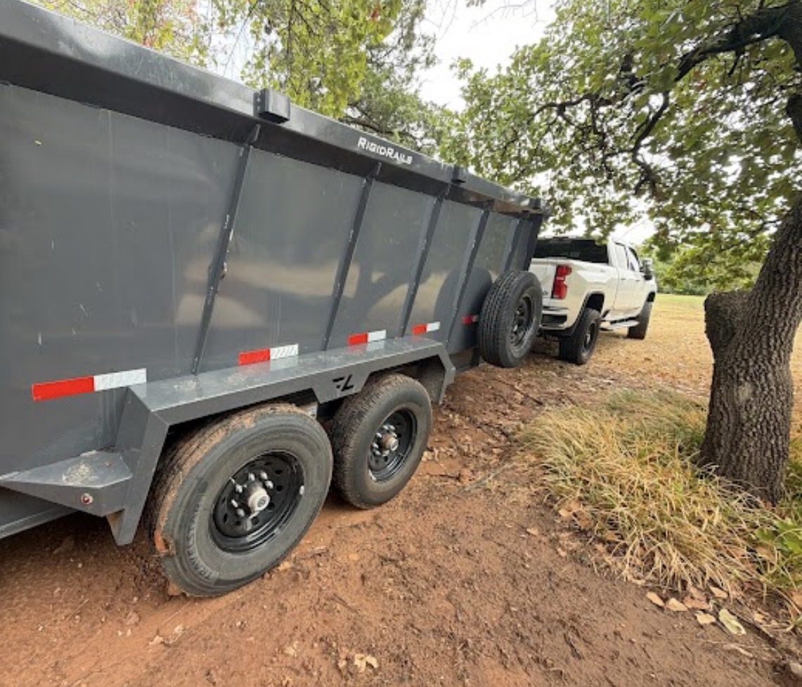 NexGen dump trailer and truck on jobsite